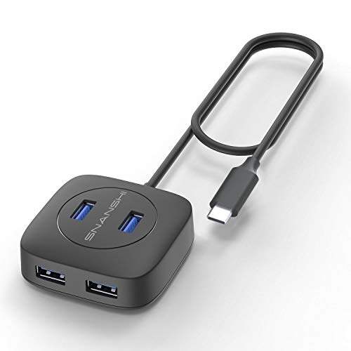 SNANSHI USB C auf Hub 4 Ports Typ 3.0 Adapter Cover