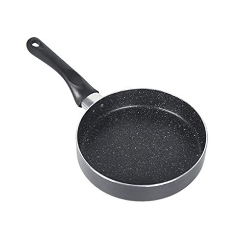 68Inch Nonstick Deep Frying Pan Aluminium Grill Skillet For Pancake Egg Steak Pans Kitchen Gas Induction Cooker6 InchBlack