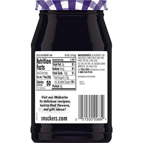 Smucker's Seedless Blackberry Jam, 18 Oz #TOP1