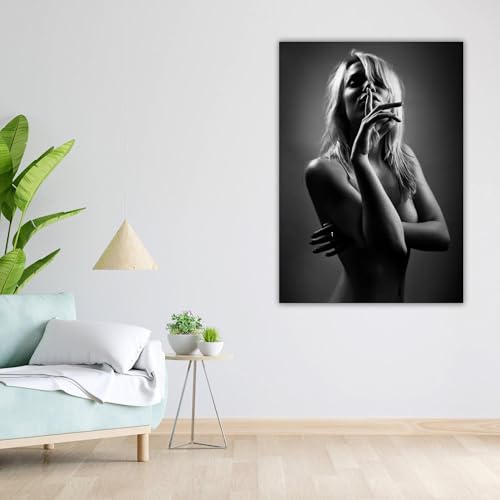 Toile d'art féminine œuvre d'art sexy impression de chambre 50x70 cm - 4