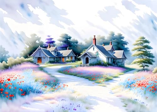 Affiches sur toile paysage forestier SERENDIPITP pour salon zen 58 x 90 cm