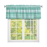 Cantonnière pour petites fenêtres : comprend 1 cantonnière courte (137,2 cm de large x 46 cm de haut) avec un passe-tringle standard de 7,6 cm. S'adapte facilement à la plupart des tringles à rideaux standard et décoratives. Parfait comme cantonnière autonome pour les petites fenêtres ou superposé sur des rideaux plus longs pour un look campagnard classique