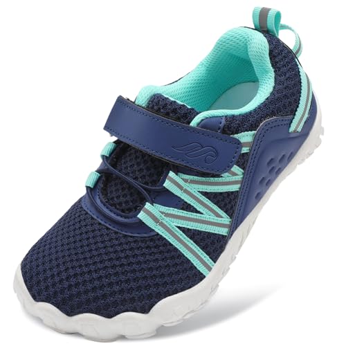 JIASUQI Kids Shoes for Boys and Girls Athletic Hiking Shoes Barefoot Sneakers for Kids