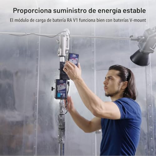 Placa de Batería de Montaña V SMALLRIG RA V1 Módulo de Carga para Focos COB 4
