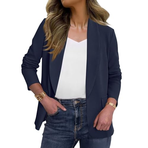 Blazer for Women Casual Open Front Long Sleeve Suit Jackets Work Office Blazers Dressy Business Attire Clothes4