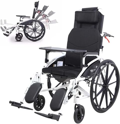 スチール製 車いす ヘッドレスト付き