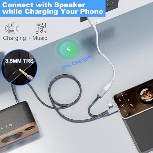 Câble audio auxiliaire pour iPhone et USB C vers jack 3.5mm