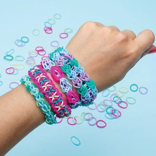 Image of Imagimake Rainbow Loom Combo Kit | 2700+ Bands, Beads, Charms with Auto Loom Tool | DIY Art & Craft kit | Creative Gift for Girls Age 7+