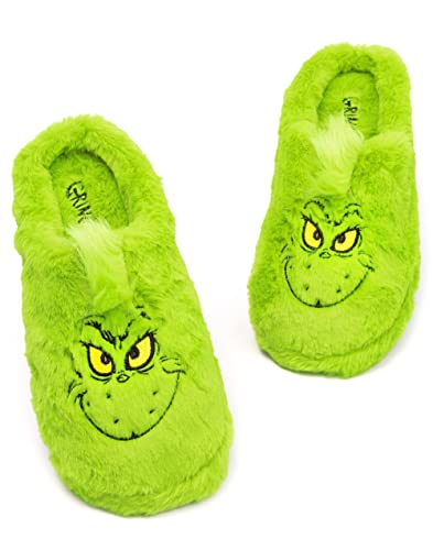 Los zapatillas de la Grinch adultos hombres mujeres navidad