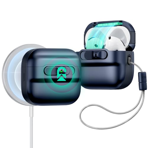 Image of ESR for AirPods 4 Case, Compatible with MagSafe, Pulse Series, Blue