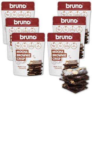 ブルーノ クリスピー モカ ブラウニー 60g×6袋 スナック ココナツ グルテンフリー バター不使用 砂糖不使用 GOSオリジナル