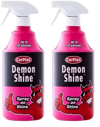 CarPlan Demon Shine Spray On, Pink 1 L (Pack of 2) option