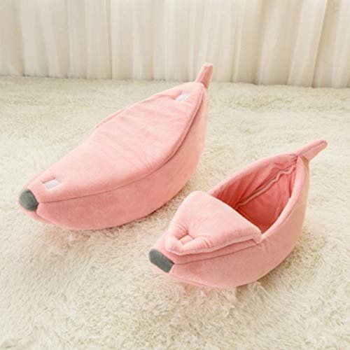 Nid banane pour chat XL en peluche douce de qualité supérieure - 5