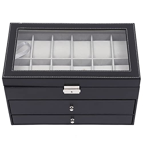 3 Layer 26 Slots Eyeglass Sunglass Storage Watch Box Eyewear Accessories Display Glasses Storage Case Organizer (3 Layer 26 Slots) #TOP4