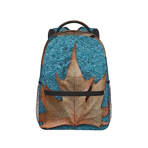 Sac à dos de voyage Noir imprimé érable sec au design ergonomique - 7