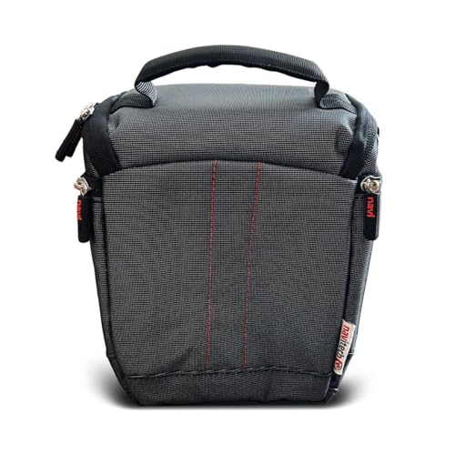 Funda y bolsa de transporte Navitech negra compatible con proyector VISULAPEX Mini miniatura 2