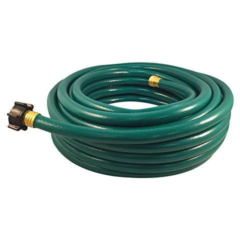 Flexon 1/2-Inch by 50-Foot Reinforced Garden Hose FR1250,Green Cover