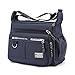 FAJIA Fashion Classic Crossbody Bag for Men Women Large Messenger Bag Travel Shoulder Bag Multi-pocket