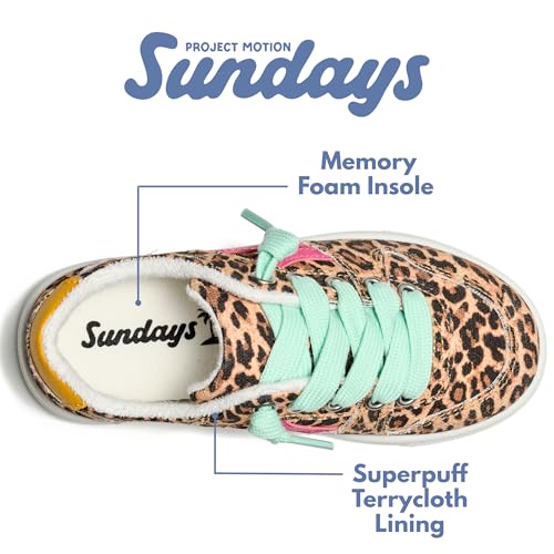 Image of Sundays Girls Sneakers Non-Slip Canvas Girls Shoes Comfort Kids Footwear