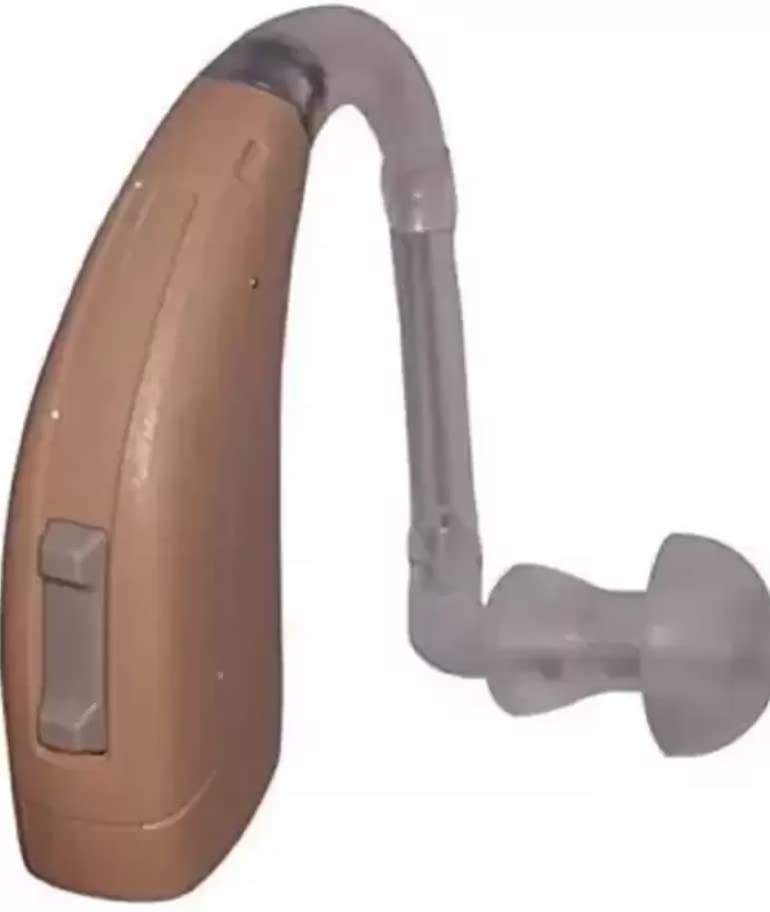 A single Rexton Arena P1 BTE hearing aid, likely for the right ear, showing its side profile.