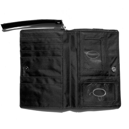 RFID Blocking Nylon Plus-Sized MyPhone Wallet with Wrist Strap, Black3