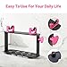 Foho Storage Holder Compatible for Dyson Airwrap Styler, 8-Holes Countertop Bracket Organizer Stand Storage Rack for Hair Curling Iron Wand Barrels Brushes Diffuser Nozzles for Home/Bedroom/Bathroom