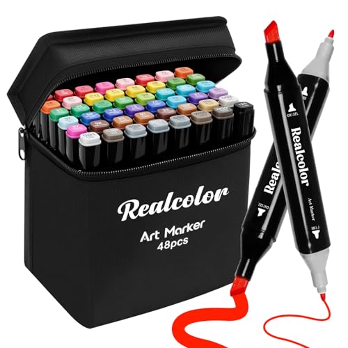 Marqueurs à alcool pour coloriage adulte et fabrication de cartes créatives à la maison