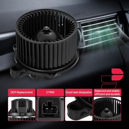 Image of BDFHYK AC Heater Blower Motor Fan 75078 Compatible with Chevy Bolt EV 2017-2020,HVAC Blower Motor Assembly Replacement for 10142C 1581910 42341642