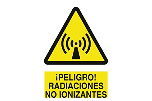 Plimpo Señal Poliestireno 297X210Mm. ¡Peligro! Radiaciones No Ionizantes En Oferta Cofan A57Pl297210 Señal Poliestireno, 297 X 210 Mm
