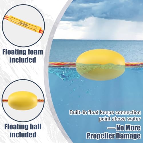 Image of Soulchen 75ft Wakeboard Rope with Handle and Floats