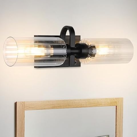 Lightess 2-Light Dimmable Bathroom Fixture Cover