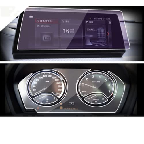 Écran BMW X2 F39 protégé contre les rayures grâce au film de navigation en verre trempé