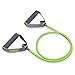 Liveup SPORTS Toning Tube Resistance Bands/Cord Pulley TPR Foam for Exercise Fitness Pilates Strength Training with Foam Handles Green