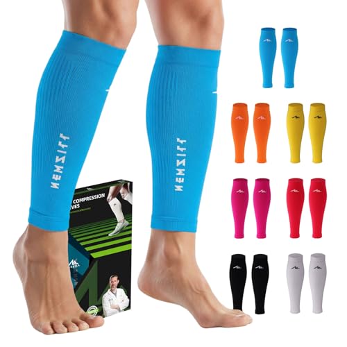 Image of NEWZILL Compression Calf Sleeves (20-30mmHg) for Men & Women Perfect Option to Compression Socks for Running Travel Nursing