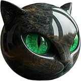 Conception parfaite : inspirée du design moderne américain, cette sculpture de chat noir présente des lignes fluides et élégantes ainsi que des proportions équilibrées, qui s'harmonisent parfaitement avec les plantes d'intérieur, les meubles en bois ou les accents décoratifs métalliques