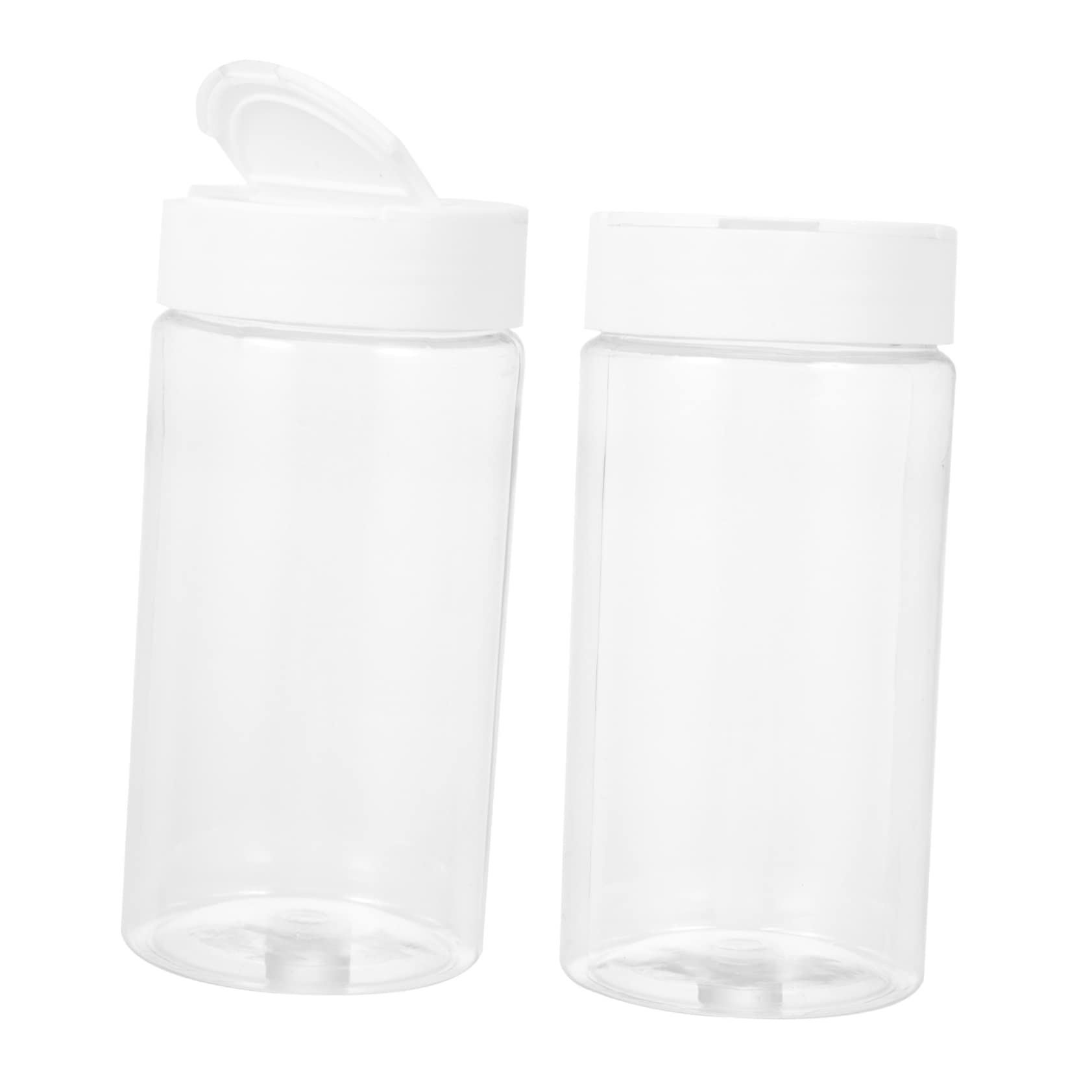 COSMEVIVI 2Pcs Fish Feeding Bottles Small Containers for Fish Food White Easy to Use Feeding Containers