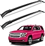 Max Loading 220lb Heavy Duty Roof Rack Cross Bars for 2015-2020 Chevrolet Tahoe Chevy Suburban, GMC Yukon XL, Cadillac Escalade ESV, Aluminum Mounts and Crossbars, Cargo Luggage Carrier