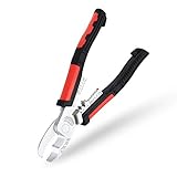 Side Cutting Pliers with Wire Stripper/Crimper/Cutter Function, Big Heavy Duty Diagonal Wire Multitool Cutters Plier, 7.87 inch