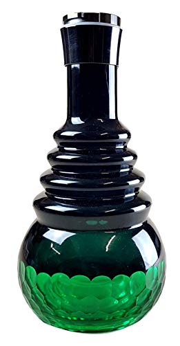 Ersatzglas für Shisha | Bowl Steckverbindung | Farbe Grün| Ersatzbowl für Wasserpfeife | Höhe - 30cm | Shisha Vase mit…