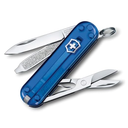Victorinox Fickkniv Classic SD (7 funktioner, blad, sax, nagelfil) blå
