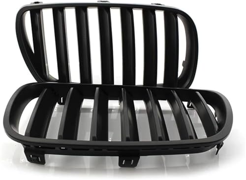 Calandre double pont noir mat pour BMW X3 E83 LCI 2007-2010