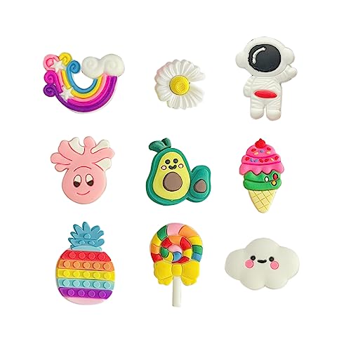 Monochef Shoe Charms For Girls Teens: 30 Pack Random Different Cute Shoe Decoration Charms thumb #2