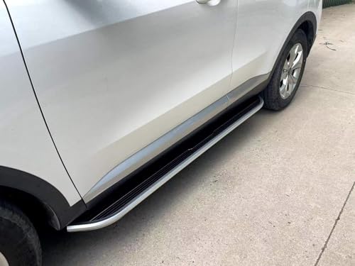 Estribos para Volvo XC90 2015-2018 en aluminio 2 piezas miniatura 6