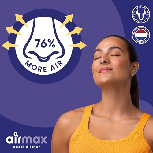 Air Max Nasal Dilators Trial Pack - Anti Snoring Devices - 76% More Airflow for Better Breathing & Against Nasal Congestion - Guaranteed Fit (1x Small & 1x Medium) - Reusable - Image 3