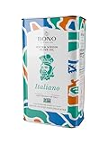 Bono Extra Virgin Olive Oil Italiano, Cold Extracted, 101.4 fl oz (3 L) | Premium Italian EVOO | Non-GMO Verified