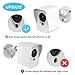 HydraBracket Wall Mount Bracket for Wyze Cam Outdoor Camera, Black, Waterproof, Adjustable Angle, 360 Swivel, 90 Tilt, Easy Installation