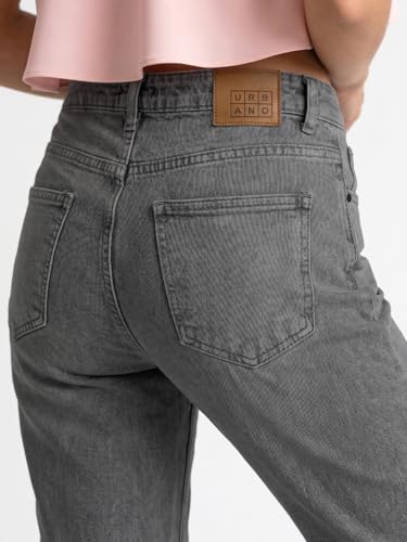 Image of Urbano Fashion Women's Mid Rise Bootcut Washed Jeans Stretchable