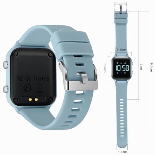 Miniatura 2 de Timever Reloj Digital Para Niños Y Niñas Con Podómetro, Alarma, Cronómetro, Luz Y Fecha - Reloj Deportivo Sin App Ni Teléfono Con Correa De Silicona