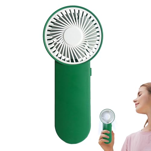 Zestivra Ricarica Mini Ventilatore, Fan Personale Portatile, Mini Argomenti Personali Eleganti | Fan Silenzioso A Mano Con Nastro Adesivo, Ventola Personale Per Viaggi,
