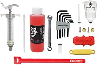 RSN Sports Pro Bleed Kit for Shimano Hydraulic Road/Gravel Brakes with 120ml Mineral Oil and Tools